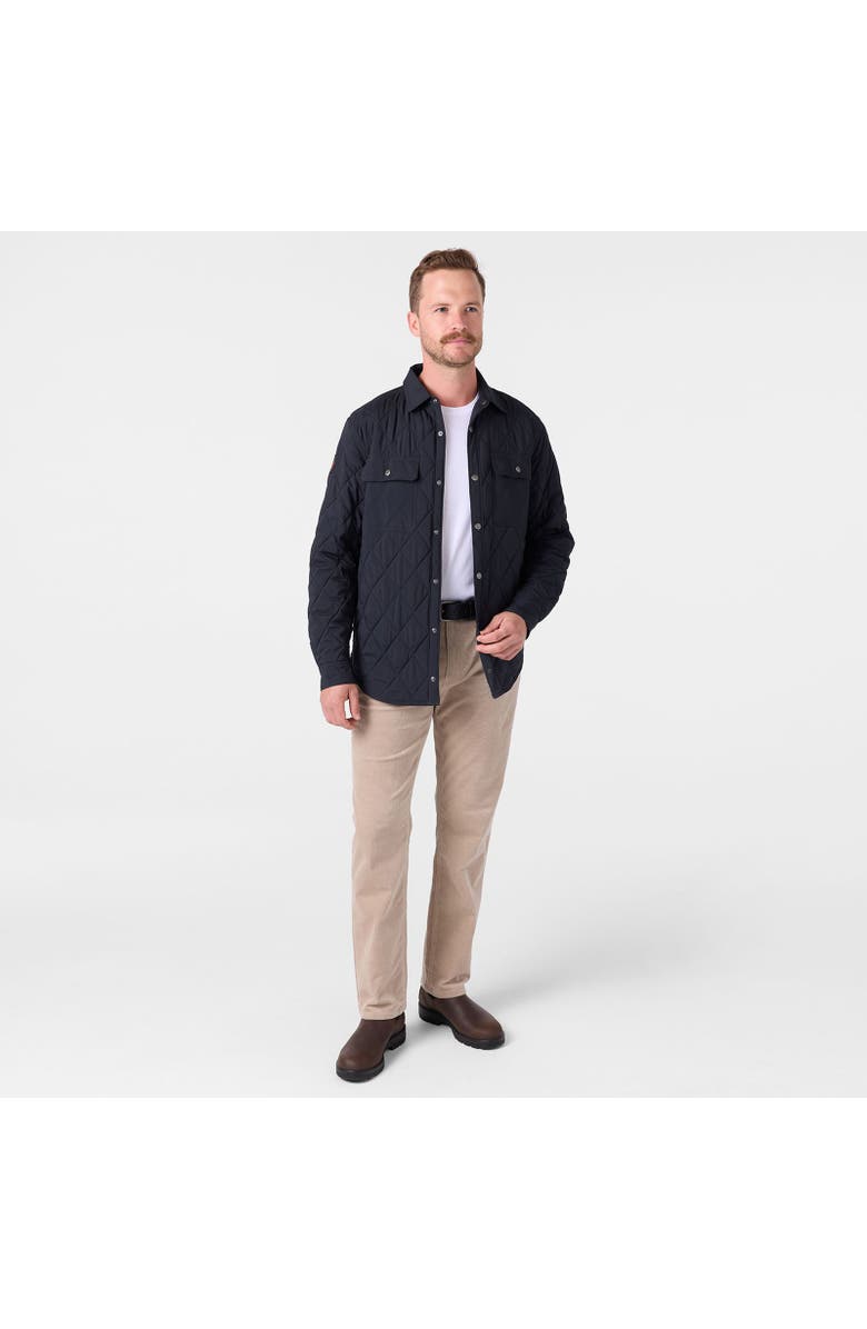 Mountain Khakis Belton Quilted Shirtjac, Alternate, color, Black