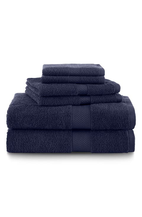 Ringspun 6-Piece Bath Towel Set