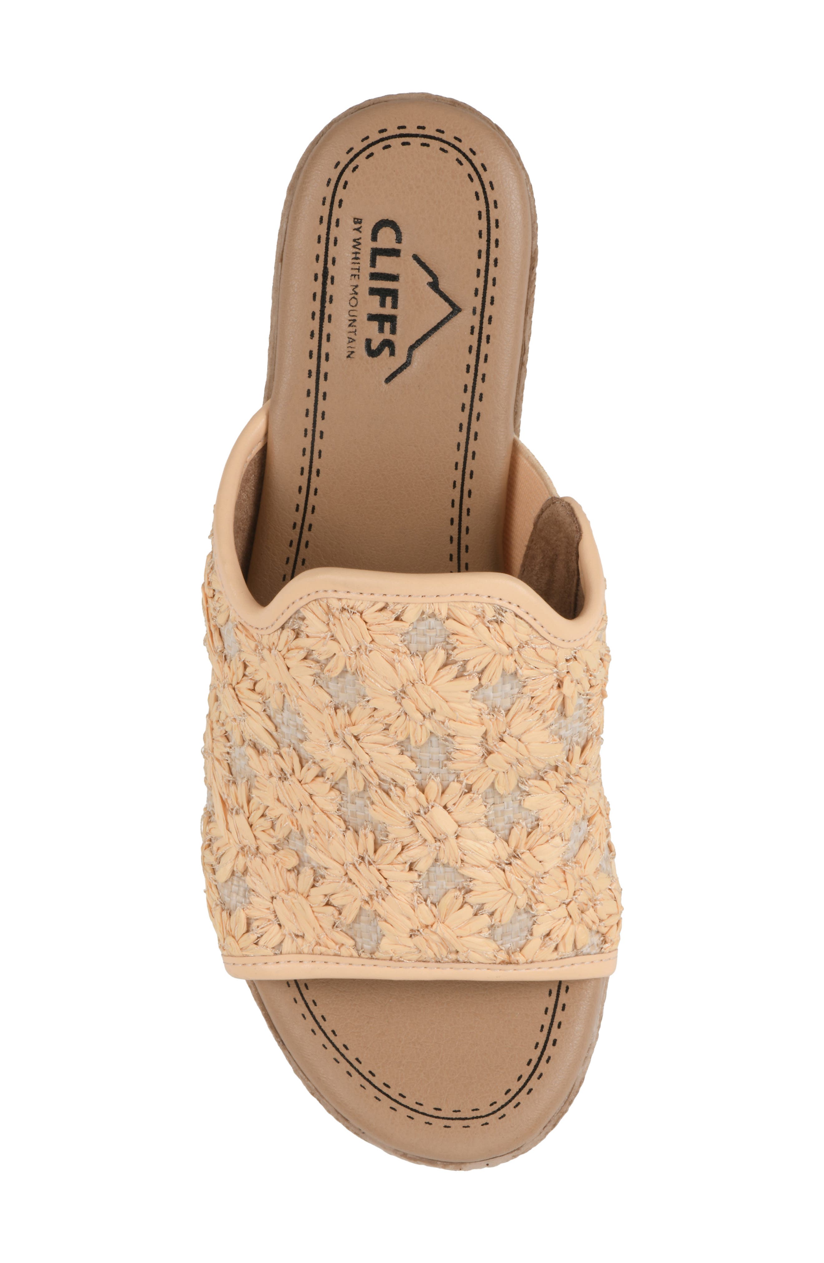 CLIFFS BY WHITE MOUNTAIN Bizzie Platform Wedge Espadrille Sandal, Alternate, color, Mustard/ Fabric