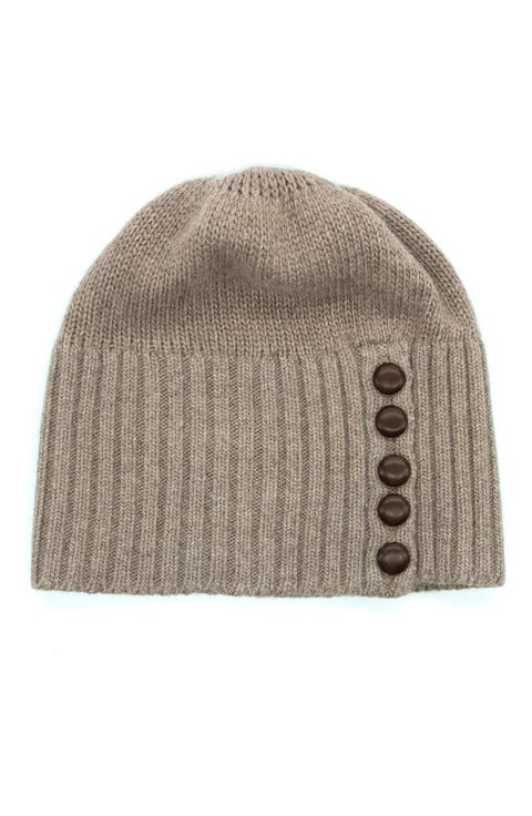 Minerva Button Beanie