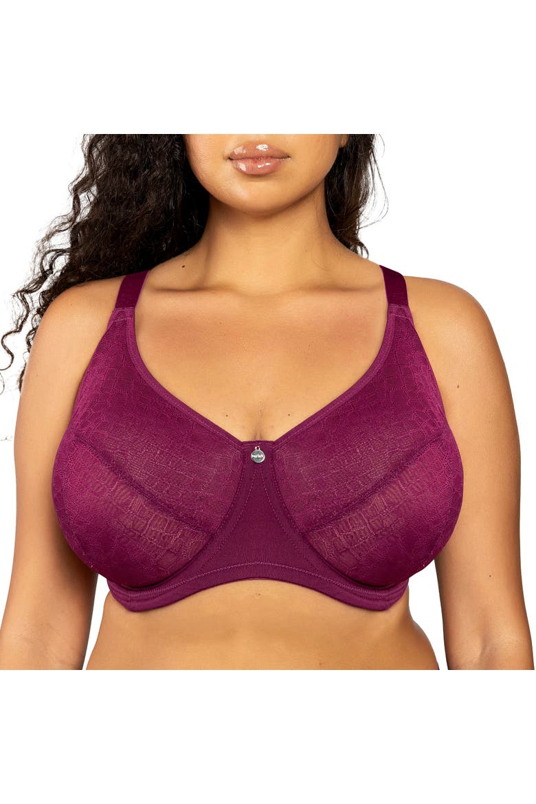 Enora Minimizer Bra, Main, color, Blackberry