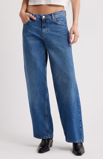 TOPSHOP TOPSHOP CINCH WIDE LEG JEANS