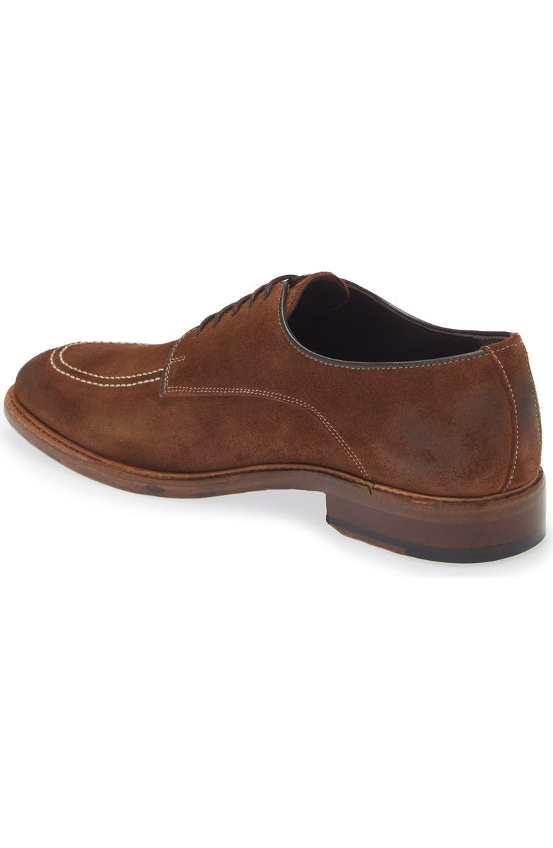 Crosby Square Croft Apron Toe Derby, Alternate, color, Cigar Suede