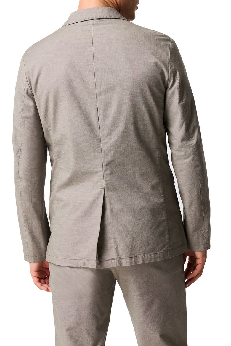 Gunn Stretch Cotton Suit Jacket, Alternate, color, LATTE