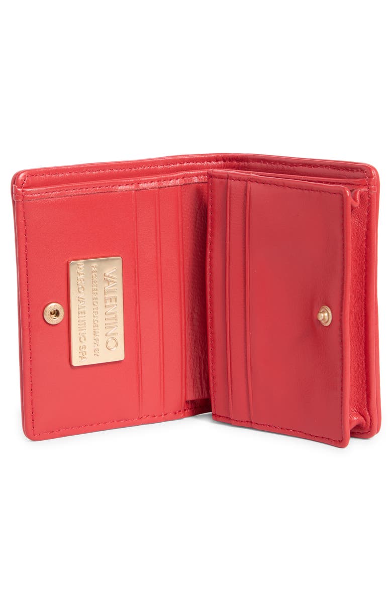 VALENTINO BY MARIO VALENTINO Nero Sauvage Quilted Wallet, Alternate, color,