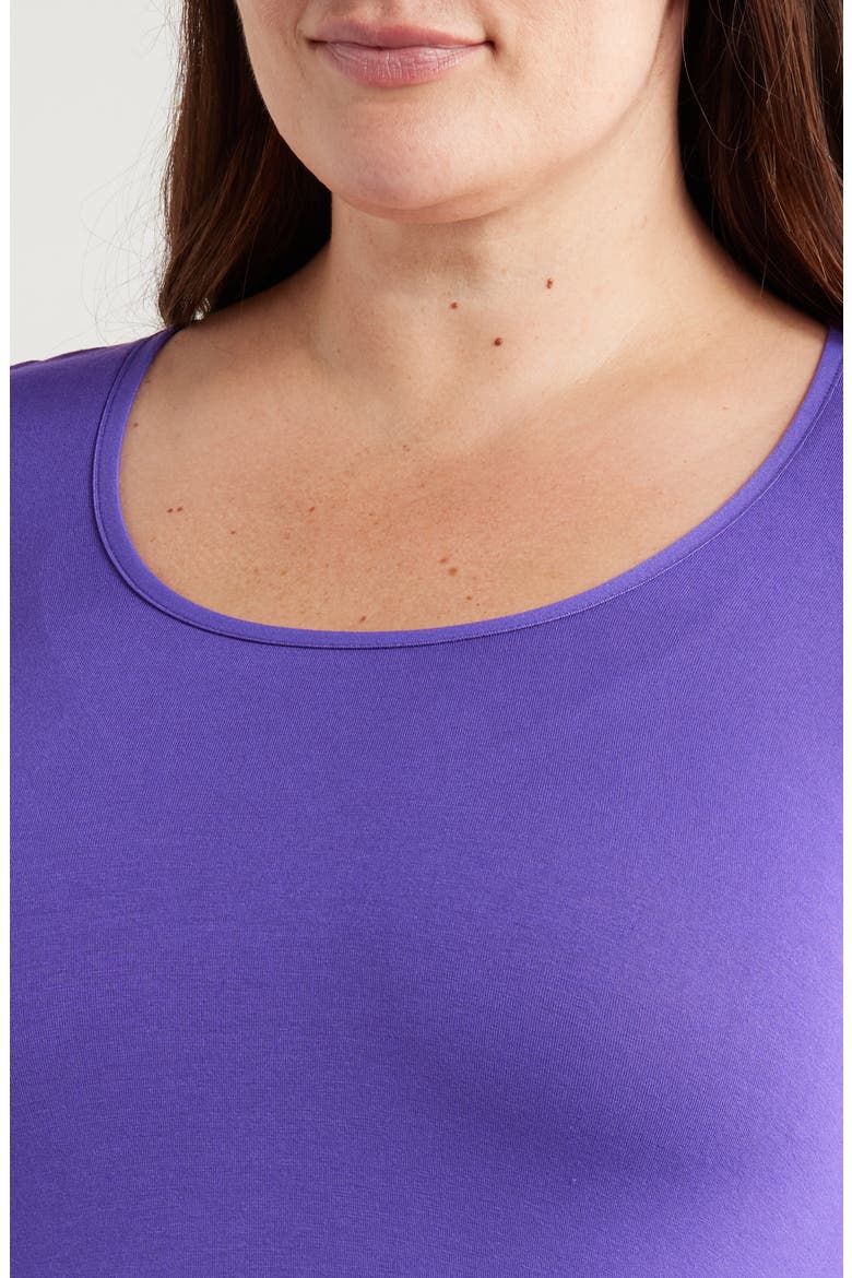 Swing Asymmetric Hem Tunic Top, Alternate, color, AMETHYST