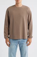 FRAME Long Sleeve Waffle Stitch T-Shirt