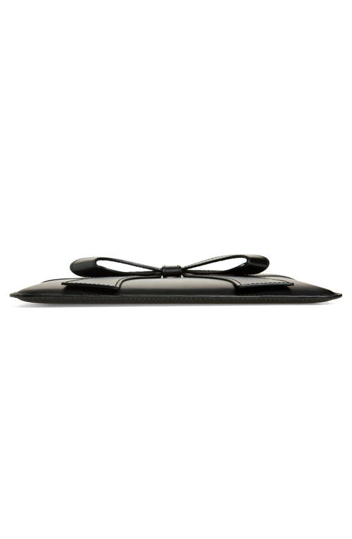 COMME DES GARÇONS COMME DES GARÇONS WALLETS BIG BOW LEATHER ZIP POUCH