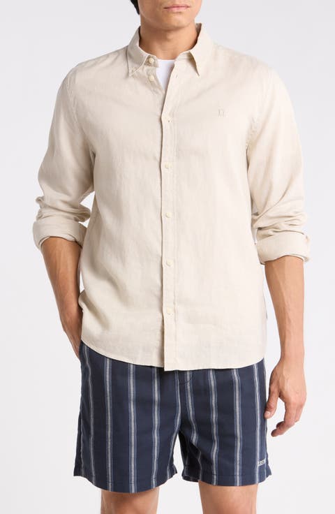 Kristian Linen Button-Up Shirt