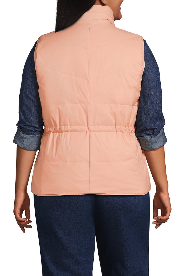 Wanderweight Reversible Packable Down Vest, Alternate, color, Pink/Sweet Mango Colorblock