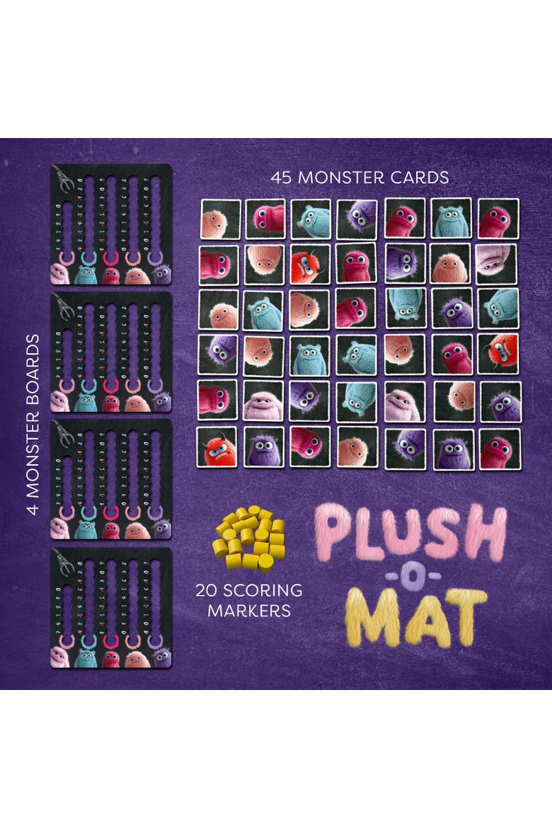 Plush-O-Mat Monster Card Game, Alternate, color, Multi