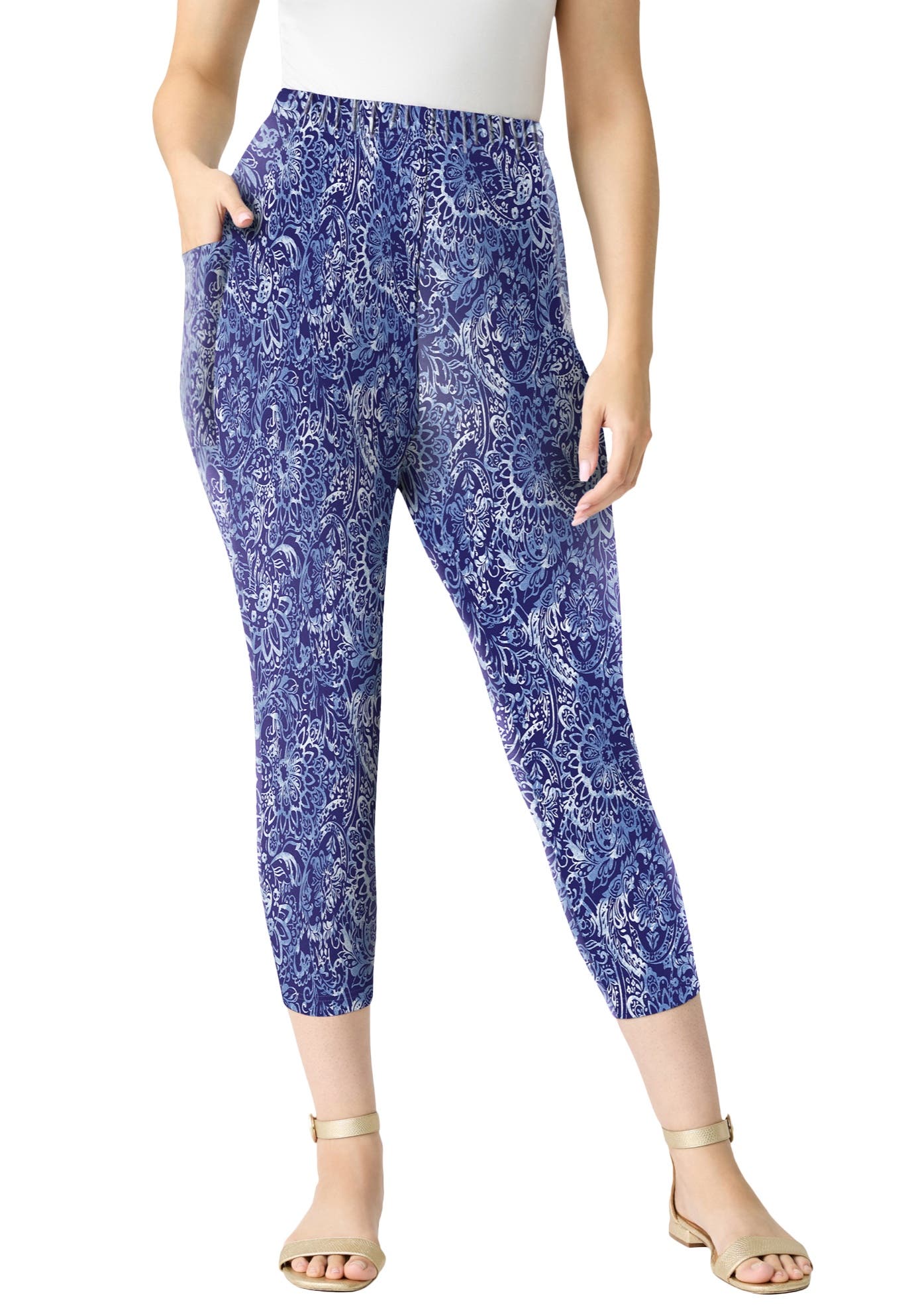 NAVY VINY PAISLEY