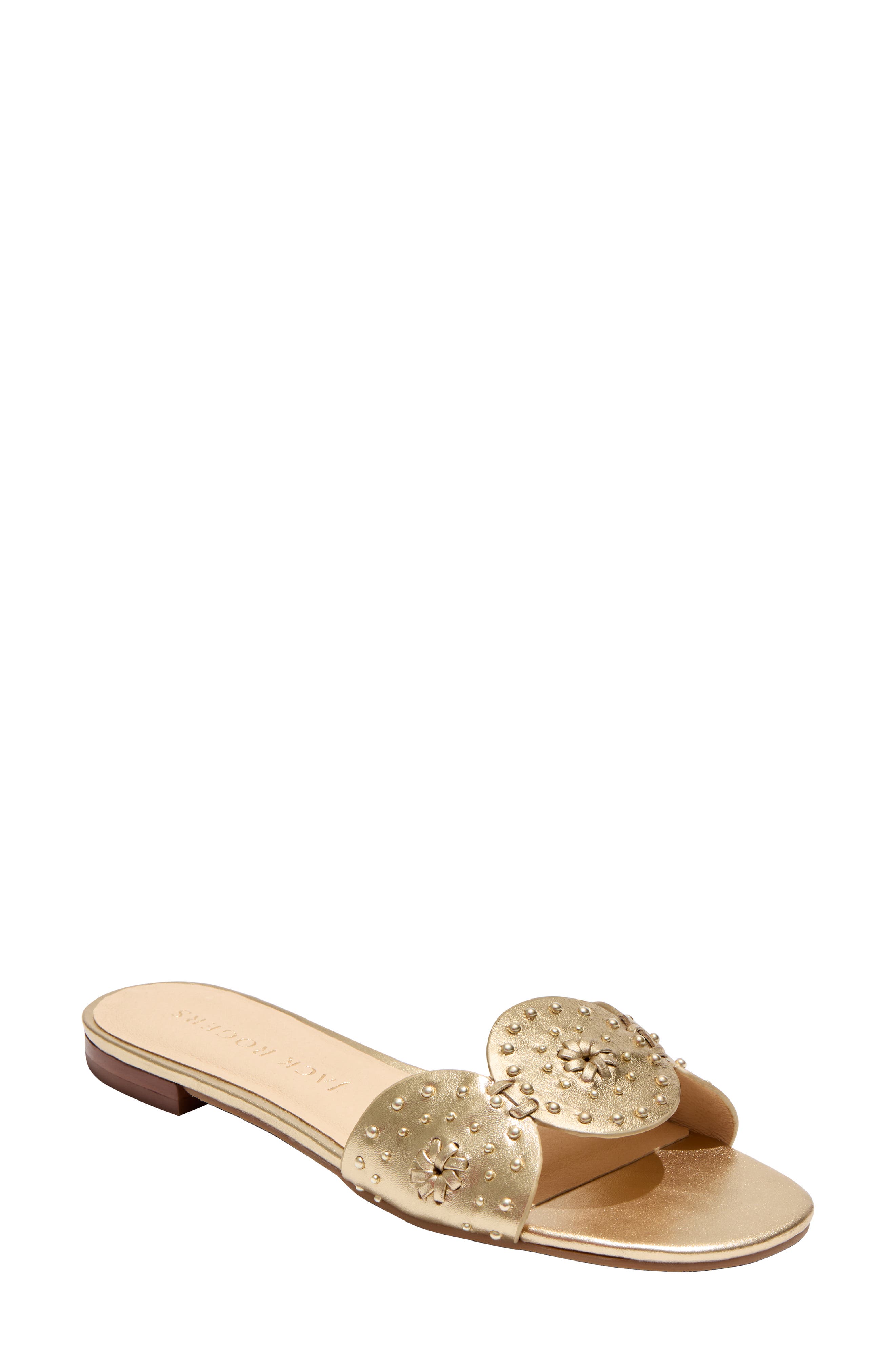 Jack Rogers Ellis Stud Flat Sandal, Main, color, 