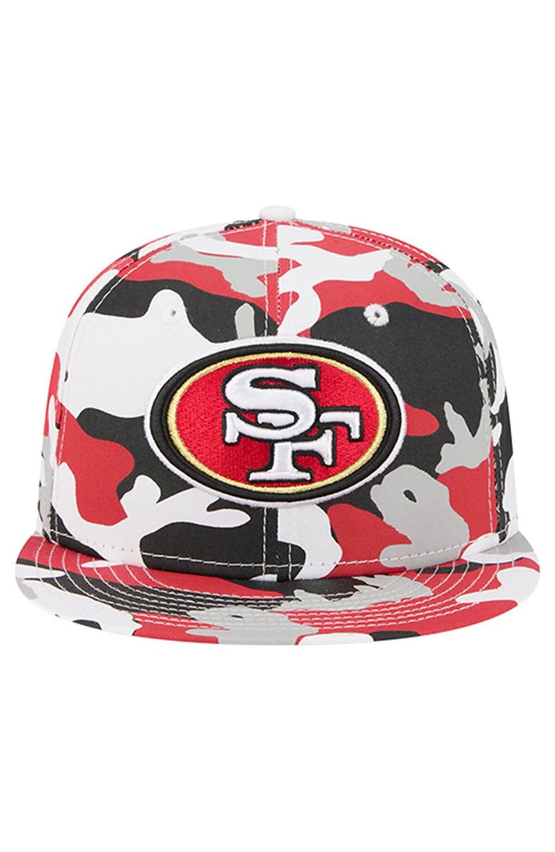 New Era Men's New Era Scarlet/Black San Francisco 49ers 59FIFTY Fitted Hat, Alternate, color, Scarlet