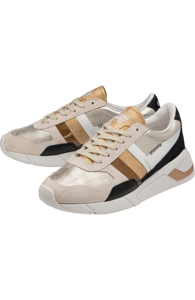 Gola Classics Eclipse Mode Sneaker, Alternate, color, Silver/ Gold/ Multi