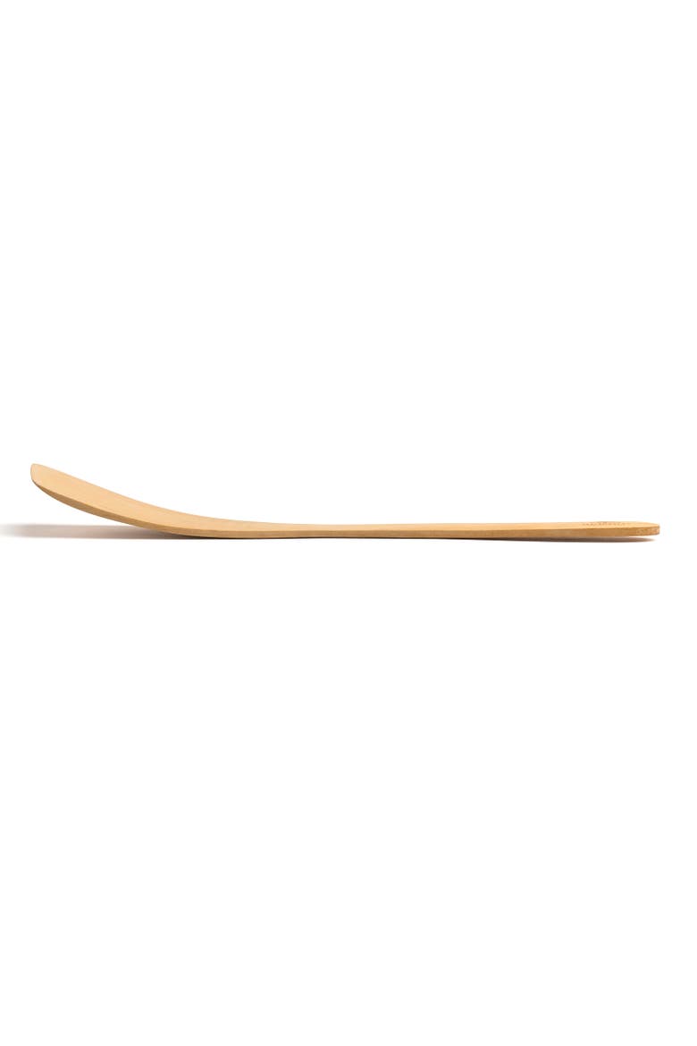 Contour Olive Wood Curved Spatula, 12-Inch, Alternate, color, Brown