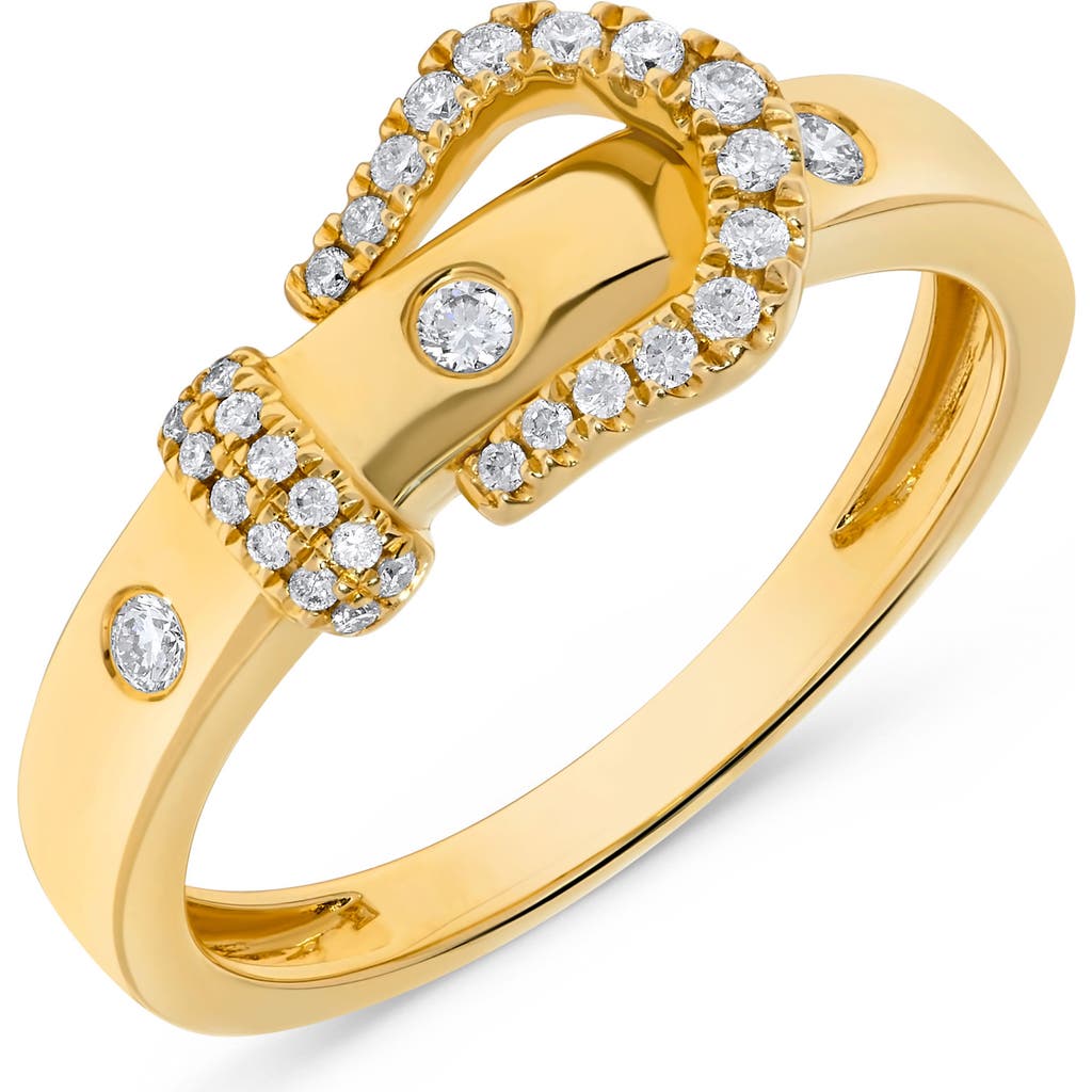 H.j. Namdar Diamond Belt Buckle Ring