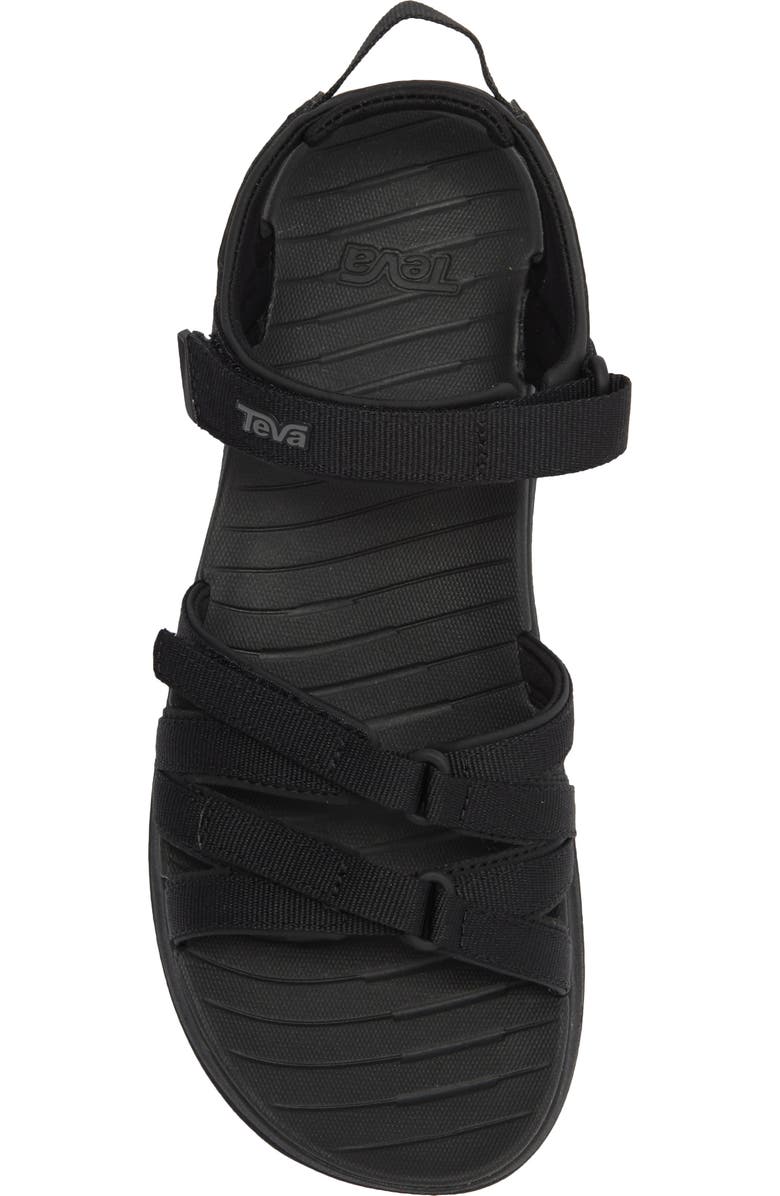 Teva Tirra Sport Hiking Sandal, Alternate, color, Black/ Black