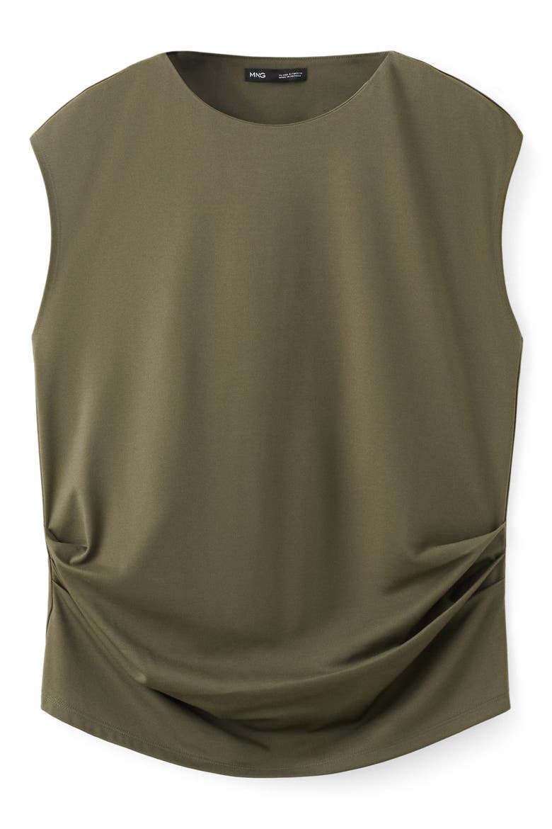 Ruched Boat Maternity Tank, Alternate, color, KHAKI GREEN