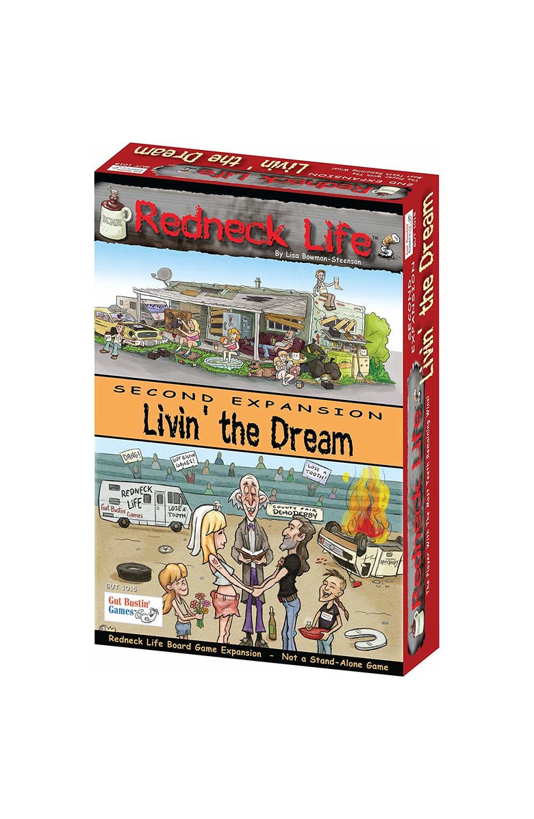 Gut Bustin' Games Livin The Dream! Redneck Life Board Game Expansion 2, Main, color, Multicolored