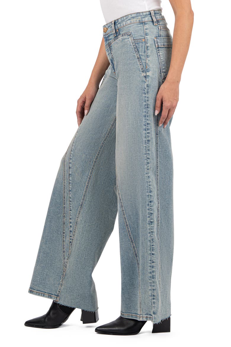 Jean Twisted Seam Wide Leg Jeans, Alternate, color, GENEROSITY
