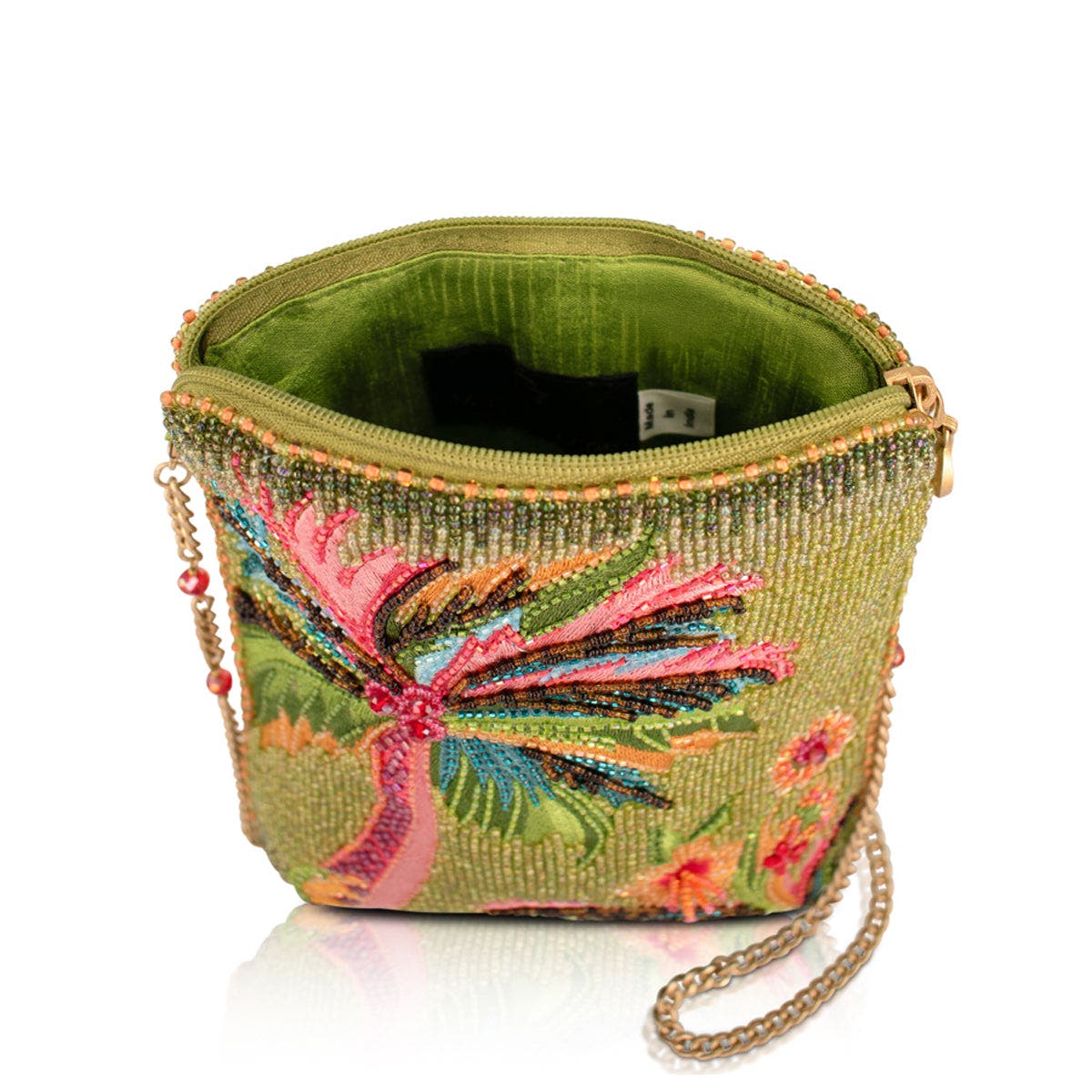 Mary Frances Accessories Endless Summer Mini Handbag, Alternate, color, Green