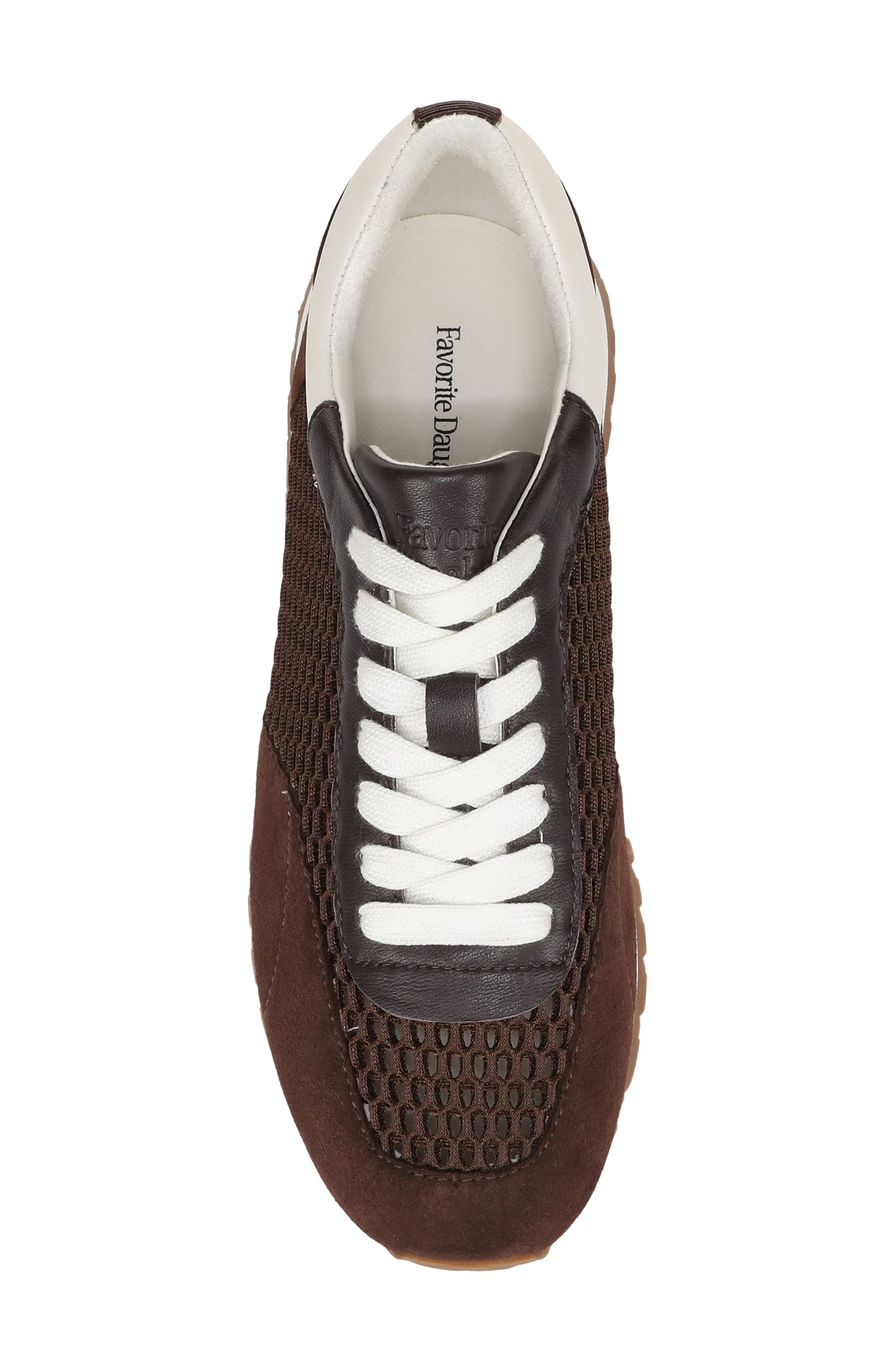 Sophia Mesh Sneaker, Alternate, color, COFFEE