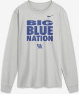 Nike Men's Nike Gray Kentucky Wildcats 2026 Sideline Slogan Dri-FIT Long Sleeve T-Shirt