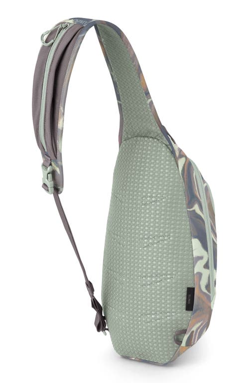 Osprey Daylite Water Repellent Sling Backpack In Euphoria Print/soundwave