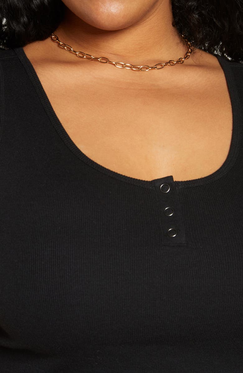 BP. Rib Crop Henley Tank, Alternate, color, 