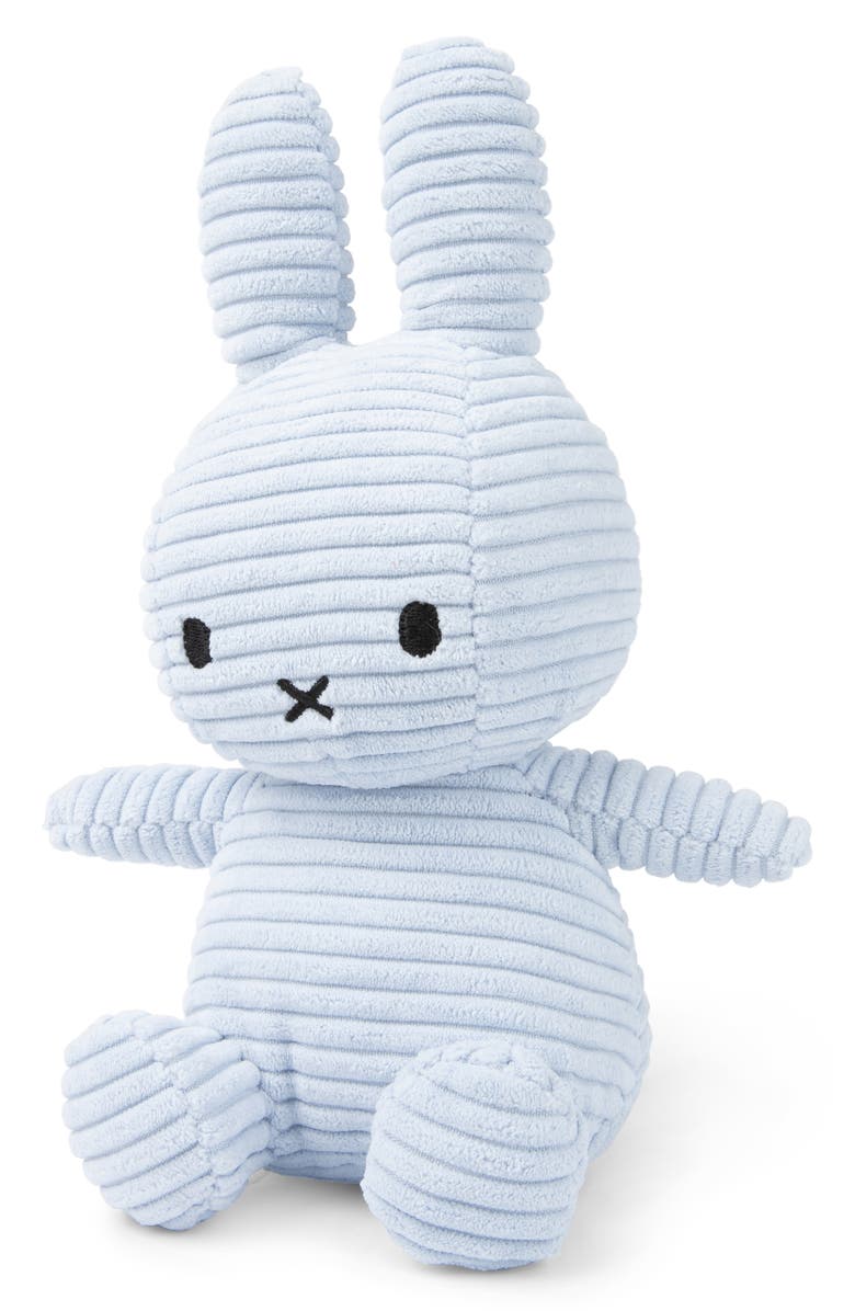 Bon Ton Toys x Miffy Corduroy Stuffed Animal, Alternate, color, Blue