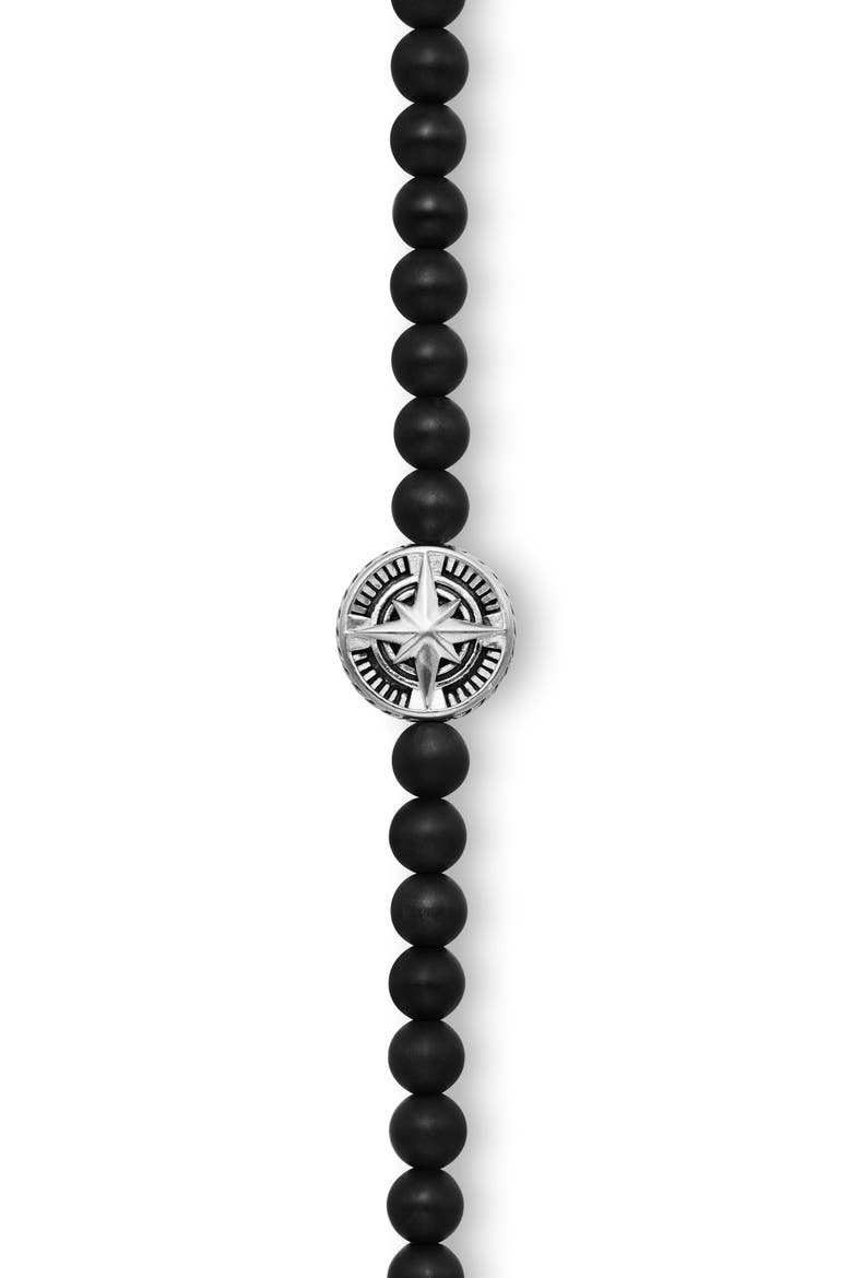 Spiritual Beads Compass Bracelet, Alternate, color, BLACK ONYX