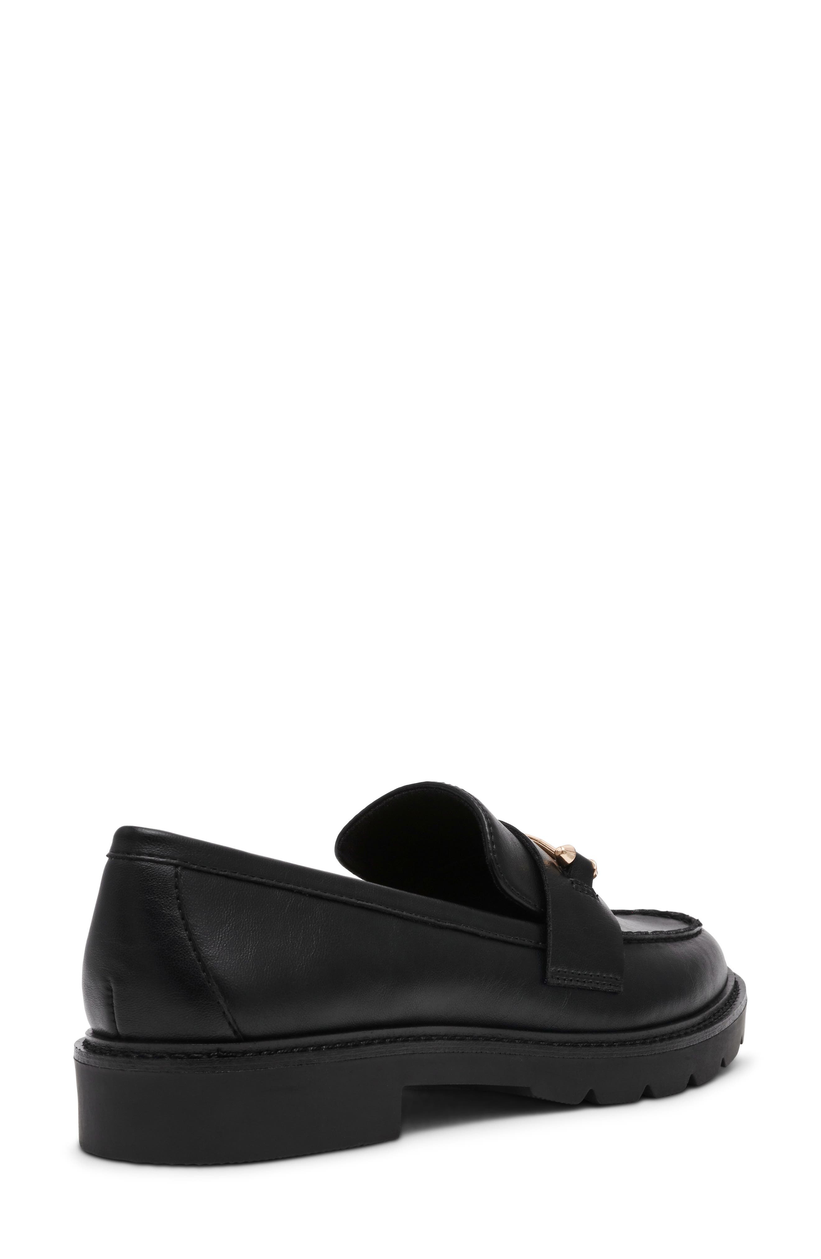 Anne Klein Emme Bit Loafer, Alternate, color, Black Smooth