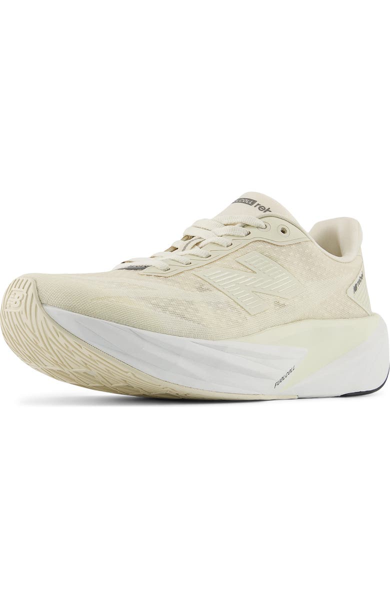 New Balance FuelCell Rebel v5 Running Shoe, Alternate, color, Angora/ Linen