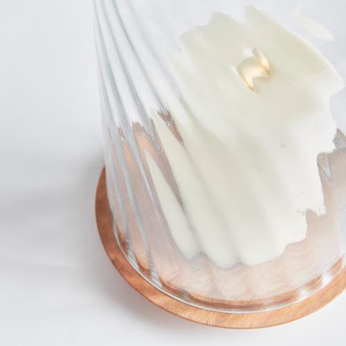 Napa Home & Garden Nira Hurricane Candle Holder Large In Brown