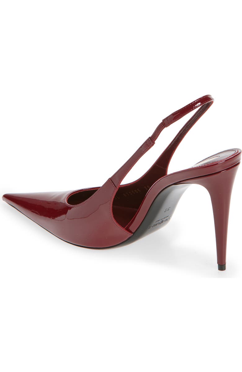 Saint Laurent Guermantes Slingback Pump, Alternate, color, Lust Red