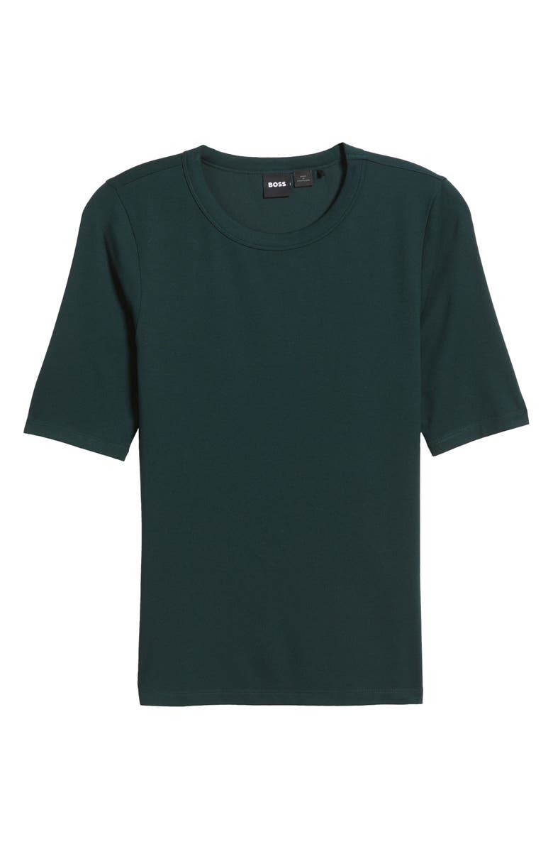 BOSS Efita Short Sleeve T-Shirt, Alternate, color, Pine Green