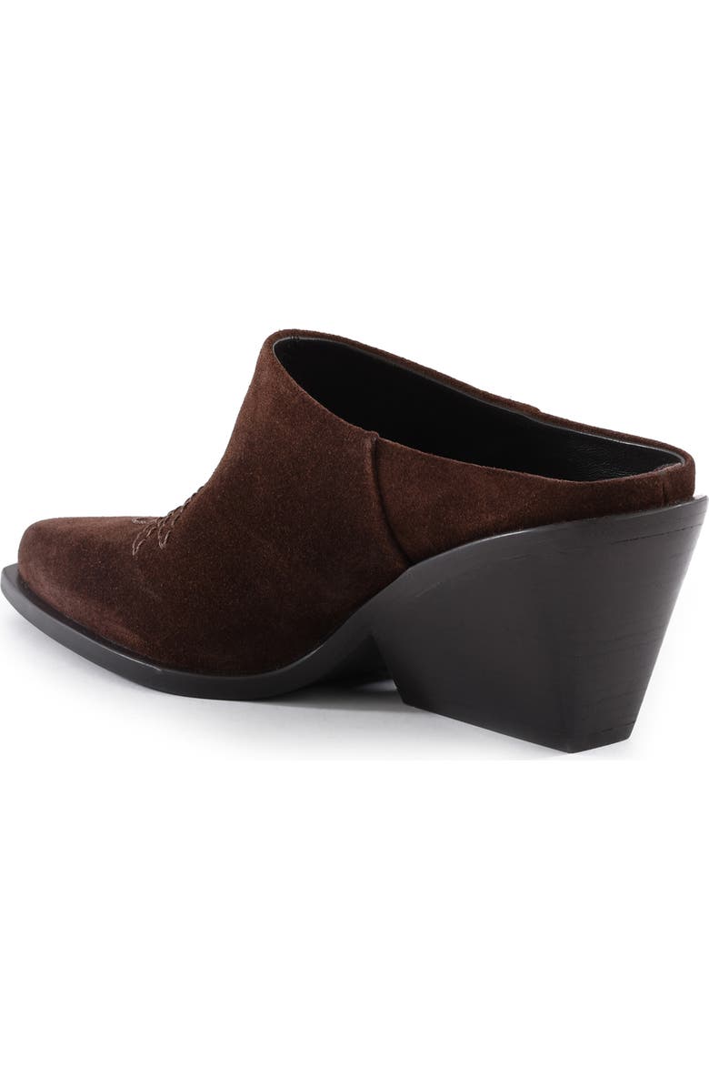 Seychelles Spirit Pointed Toe Mule, Alternate, color, Dark Brown Suede