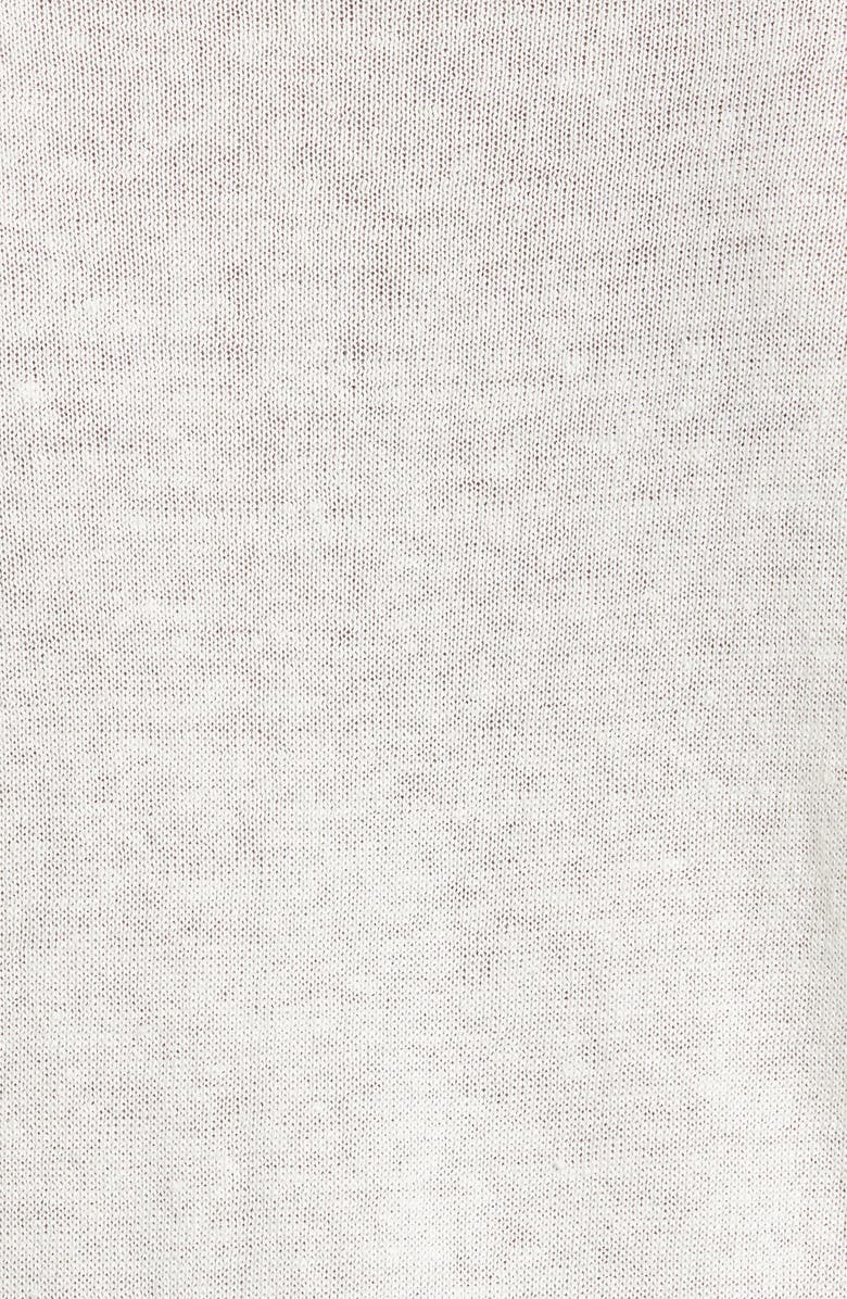 Thom Sweeney Linen Henley, Alternate, color, White