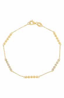 Diamond Station Chain Bracelet