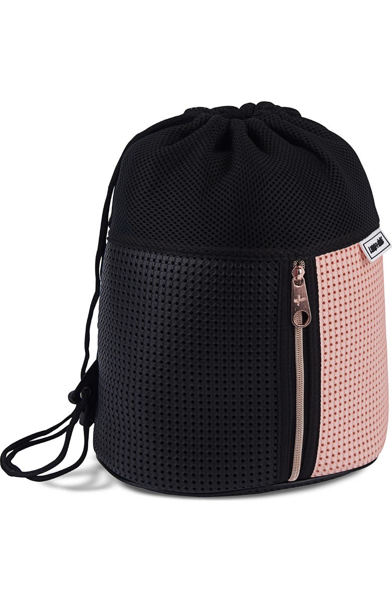 Light+Nine Sophy Drawstring Backpack with Nimix Set, Main, color, Peach Blush