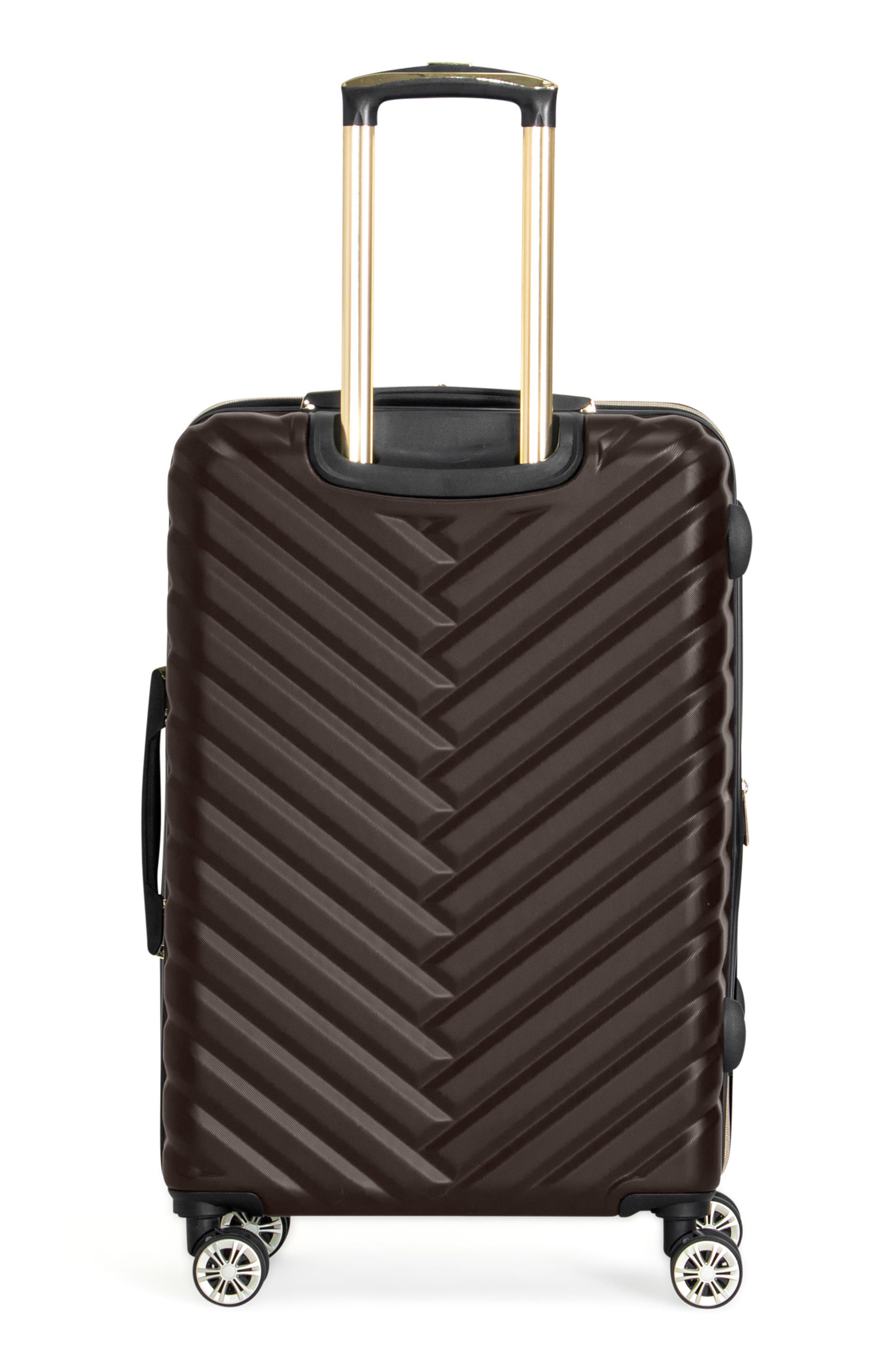 Kenneth Cole Madison 24-Inch Hardside Expandable Spinner Suitcase, Alternate, color, Chocolate Brown