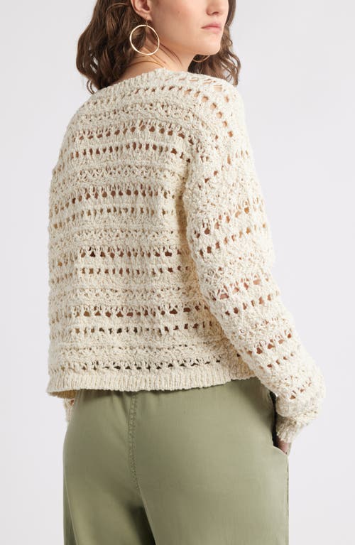 Treasure & Bond Open Stitch Cotton Sweater