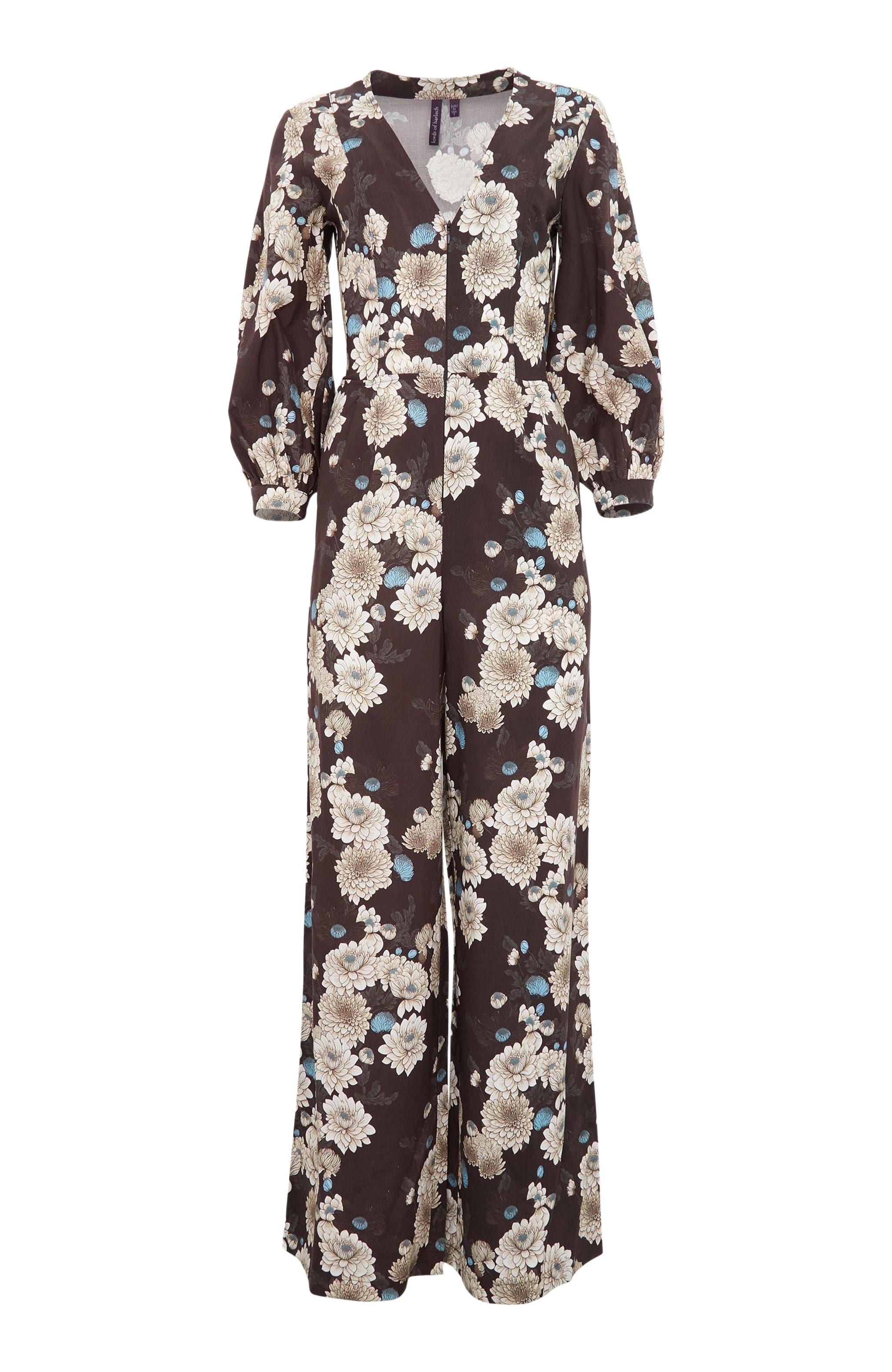 Serious Floral Black