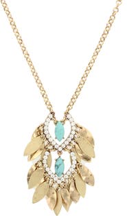 OLIVIA WELLES Carrisa Fringe Necklace