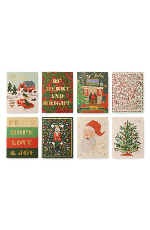 Box Set of 16 Letters to Santa Greeting Cards
