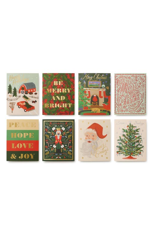 Rifle Paper Co. Box Set of 16 Letters to Santa Greeting Cards in Red  product