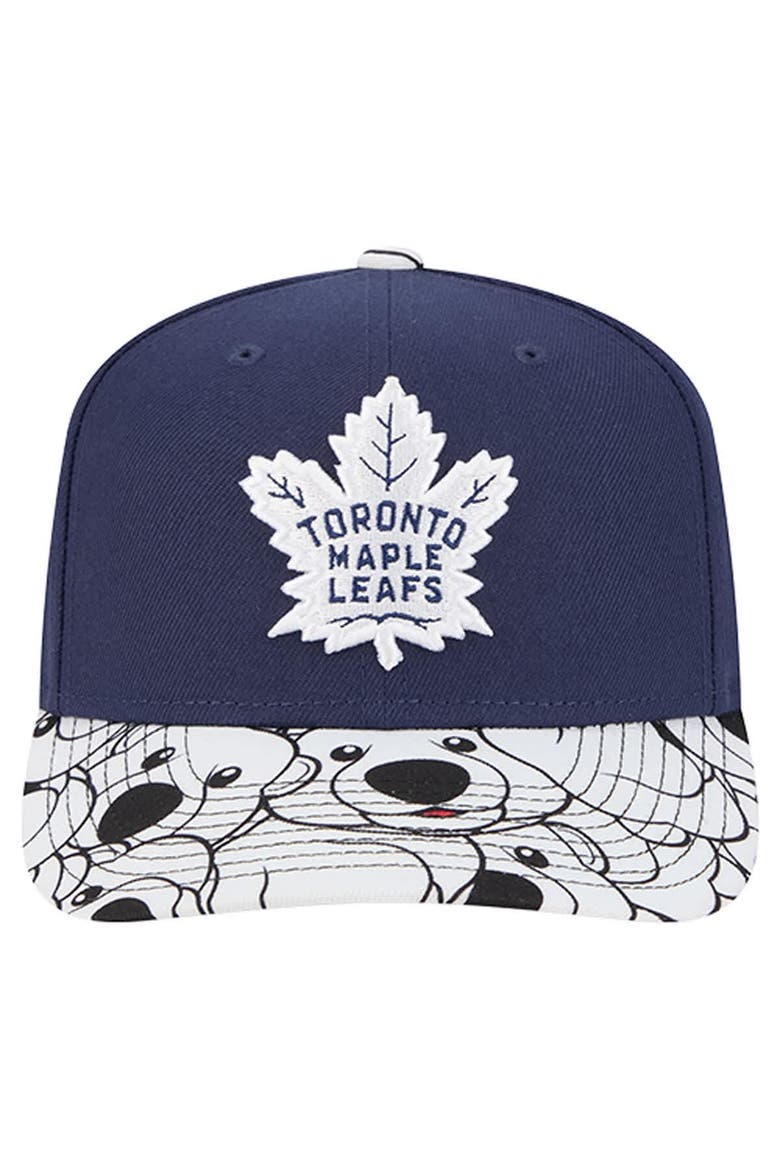 Men's New Era Blue Toronto Maple Leafs Mascot Visor 9SEVENTY Adjustable Hat, Alternate, color, Blue