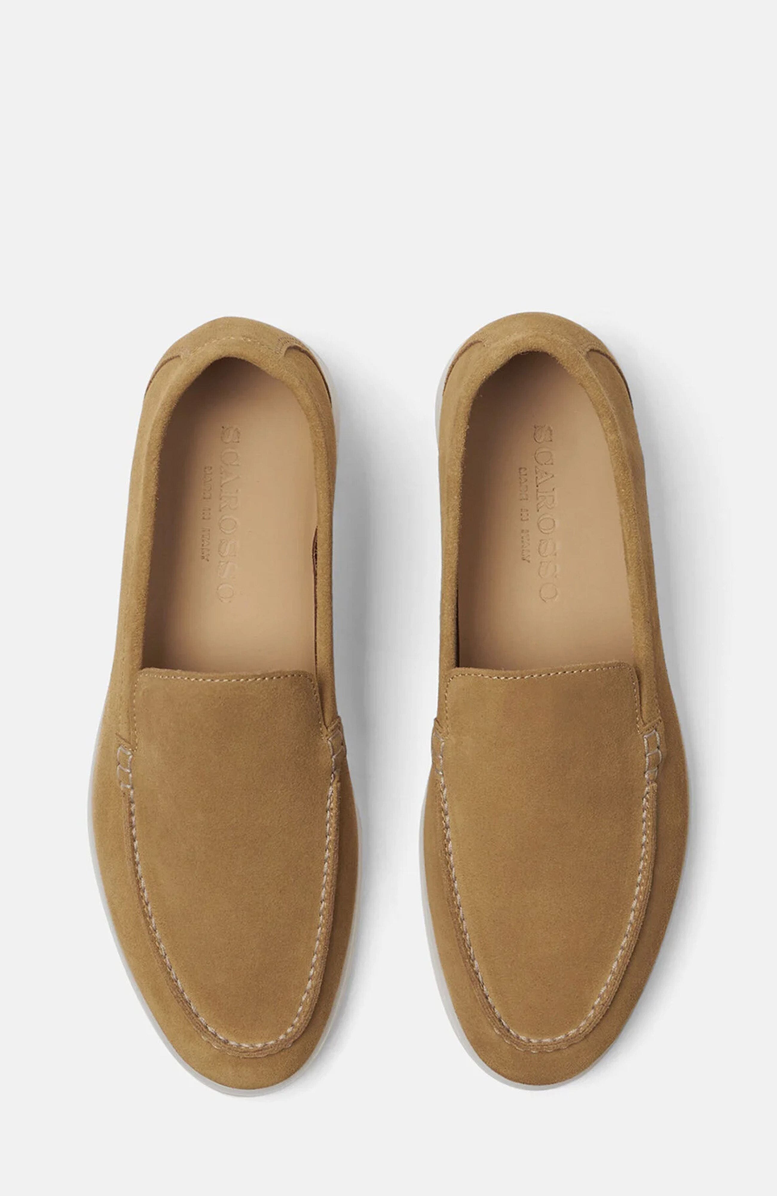 Ludovica Loafers, Alternate, color, Beige - Suede