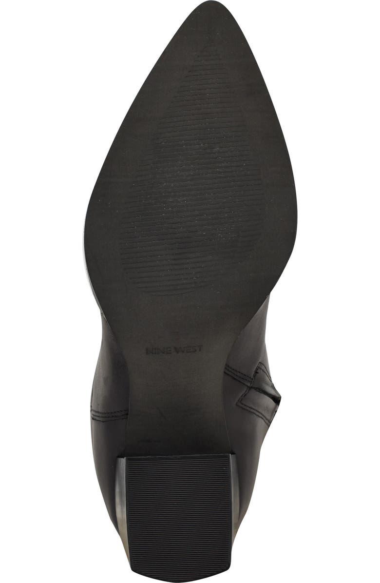 Nine West Bromwel Pointed Toe Knee High Western Boot, Alternate, color,